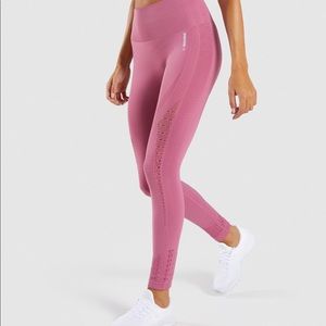 Gymshark Energy+ Seamless Leggings - Dusky Pink  S